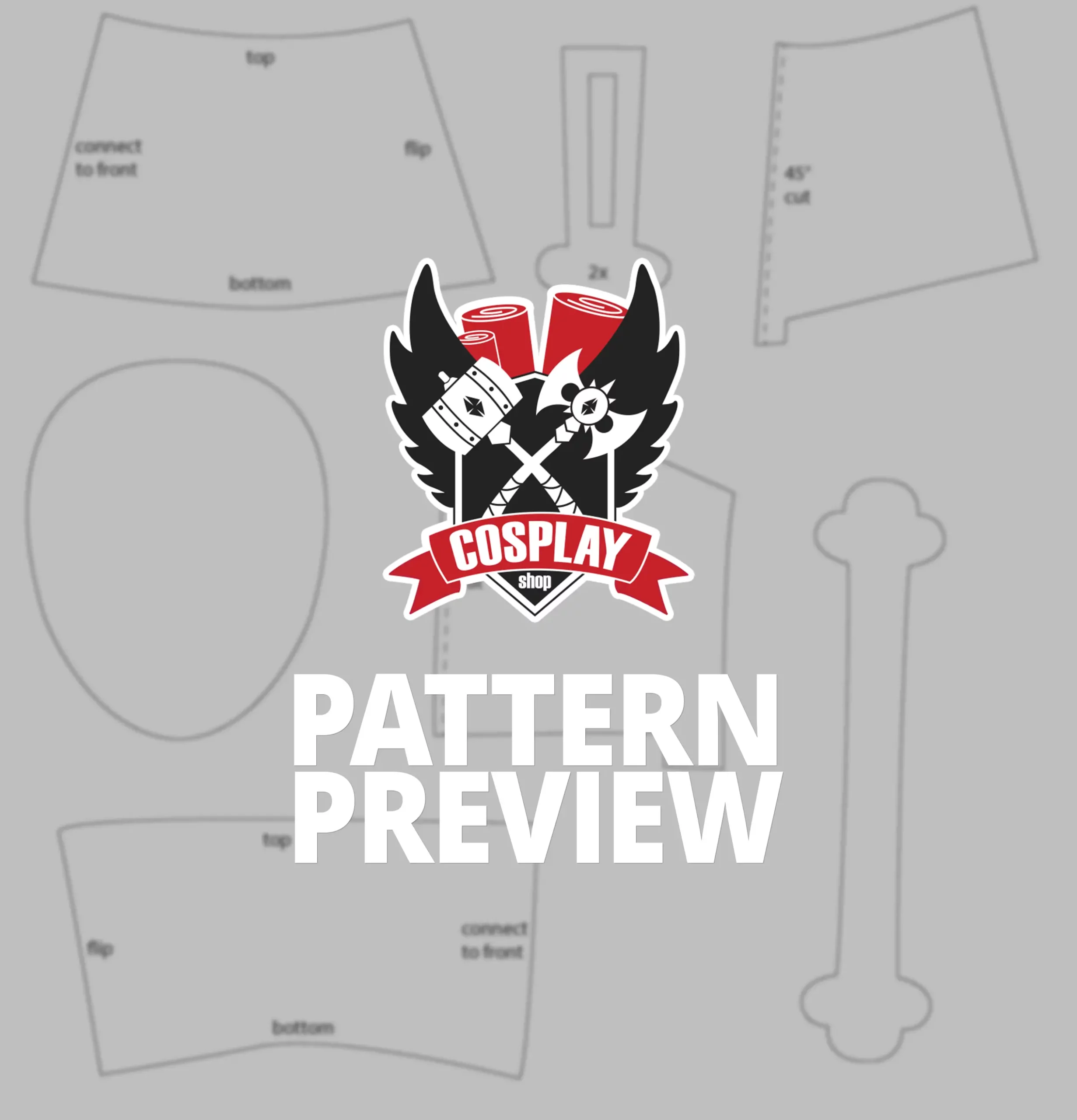 Crusader helmet Free pattern - preview