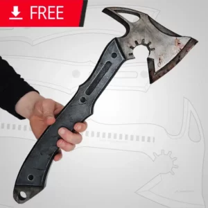 Free pattern for Leon's hatchet axe from resident evil thumbnail