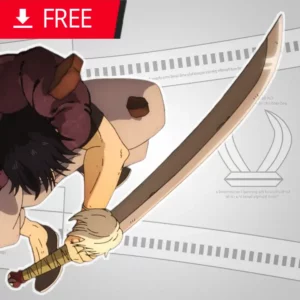 product thumbnail for Toji Split Soul Katana from Jujutsu Kaisen pattern