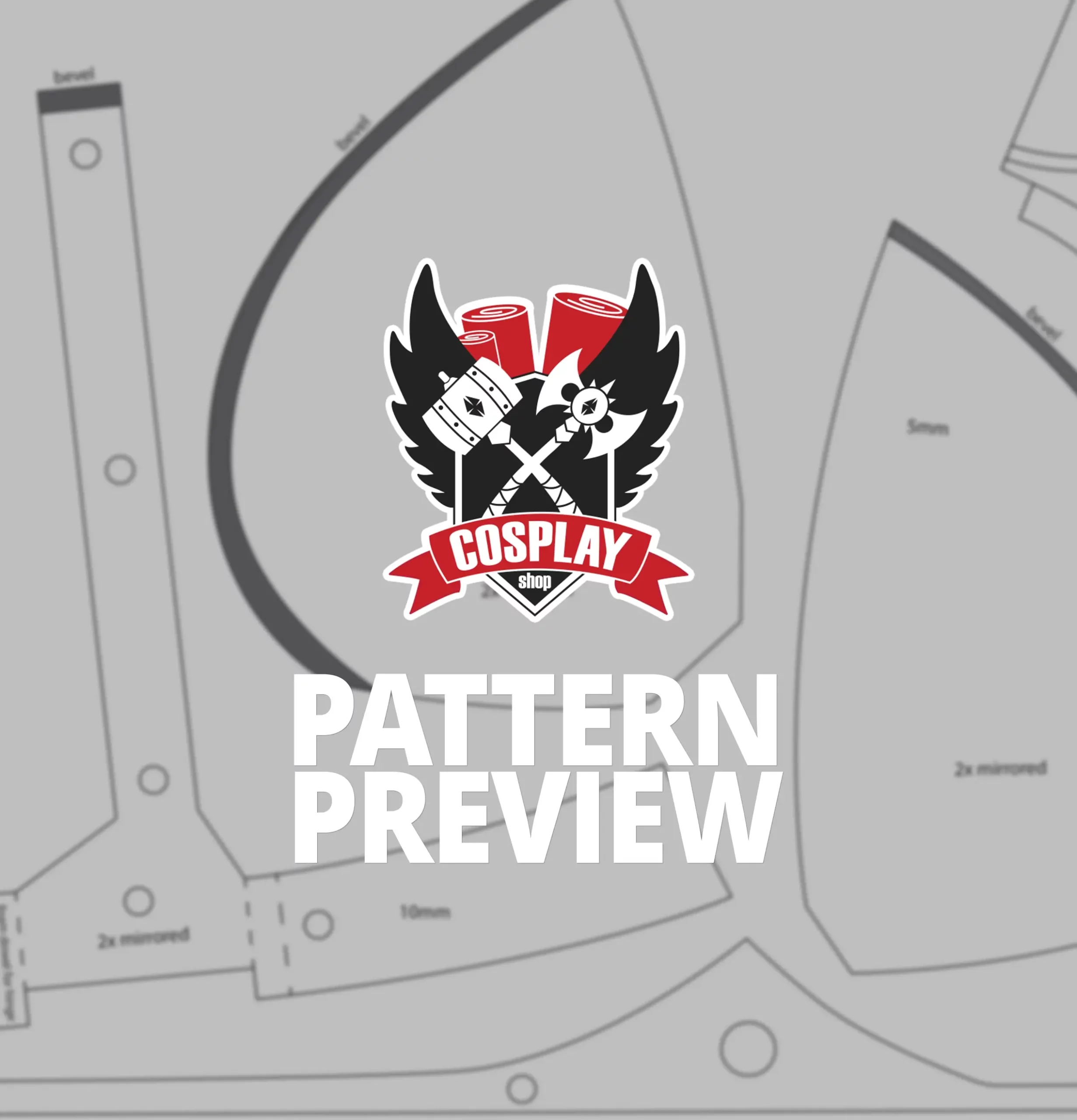 Free skyrim guard helmet eva foam pattern preview